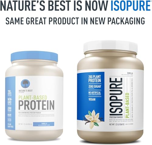 Isopure Vanilla Vegan Protein Powder, with Monk Fruit Sweetener & Amino Acids, Post Work Isopure Au supplements