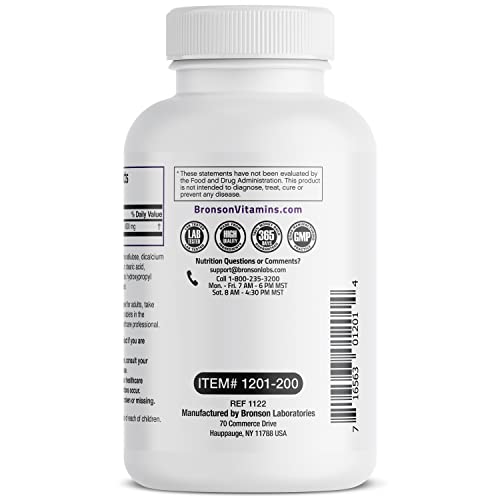 Bronson Apple Cider Vinegar 3000 MG per Serving Extra Strength - Non-GMO, 200 Vegetarian Bronson Au supplements