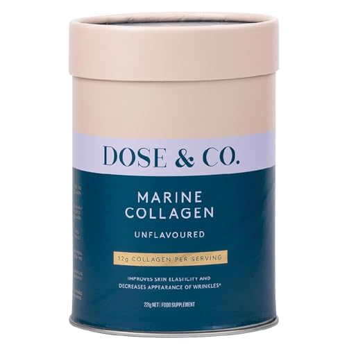 Dose & Co Marine Collagen Peptides with Vitamin C, Unflavoured - 221g Powder Supplement DOSE & CO Au supplements