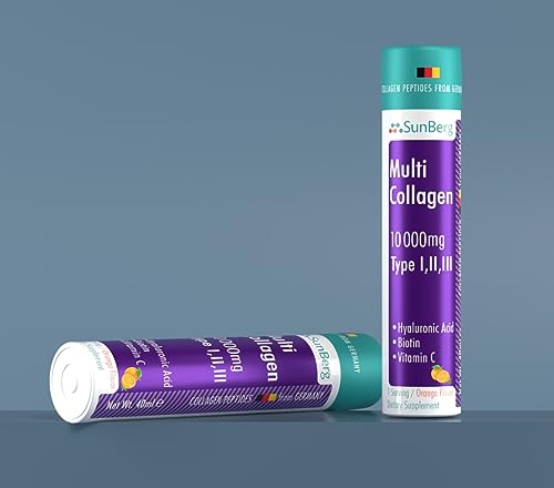 Sunberg Collagen Liquid Shots - 10000mg Collagen Supplement Type I,II,III Hyaluronic Acid Bodygenix Au supplements