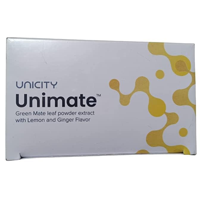 Ourtown Unicity Unimate Green Mate Leaf Powder Extract with Lemon and Ginger Flavor Ourtown Au supplements