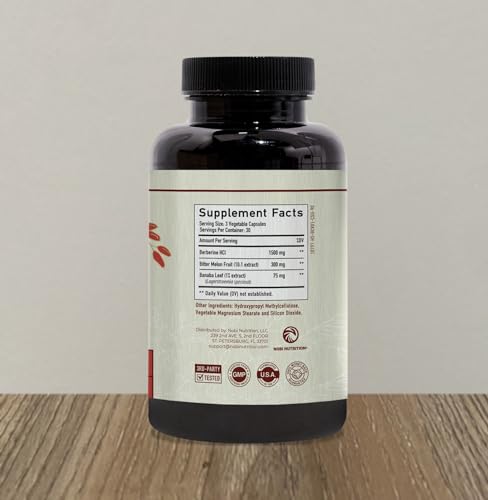 Berberine HCL 1500mg for Weight Management | Botanical Keto Inducing Berberine Supplement Nobi Nutrition Au supplements