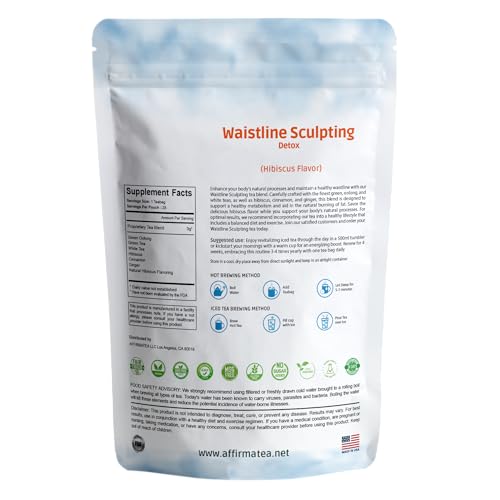 AffirmaTea Natural Detox Tea Blend - Laxative Free, Oolong Green Tea & Cinnamon AffirmaTea Au supplements