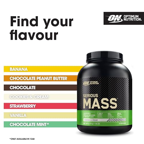Optimum Nutrition Serious Mass Protein Powder High Calorie Weight Gainer Optimum Nutrition Au supplements