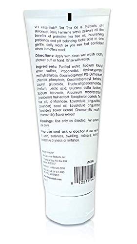 vH essentials Intimate Feminine Wash - pH Balanced with Tea Tree Oil, Cranberry, Prebiotics, Lavender vH essentials Au supplements