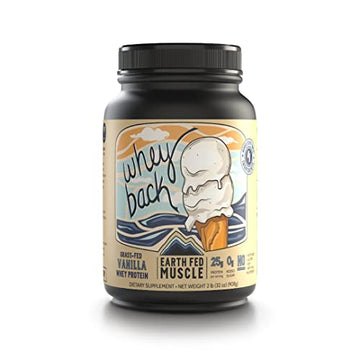 Earth Fed Muscle Whey Back Vanilla Truly Grass Fed Whey 2lb - No Fillers, Flow Agents Earth Fed Muscle Au supplements