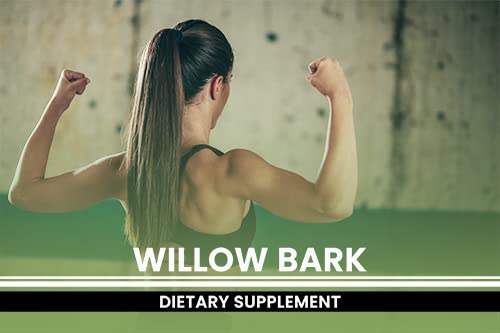 PURE ORIGINAL INGREDIENTS Willow Bark Extract (365 Capsules) No Magnesium Or Rice Fillers, Always Pure, Lab Verified PURE ORIGINAL INGREDIENTS Au supplements
