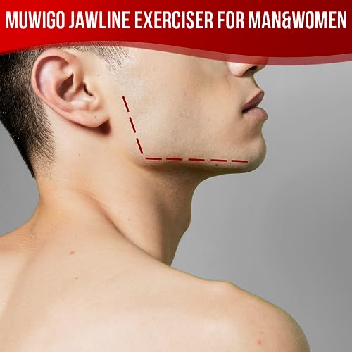 Jawline Exerciser for man&women, Jaw Exerciser, 3 Resistance Levels(6 pcs) Silicone Jawline MUWIGO Au supplements