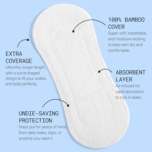 Flex Bamboo Panty Liners (50 Count) | Ultra Thin Daily Pantyliners | Fragrance-Free Feminine Care FLEX Au supplements
