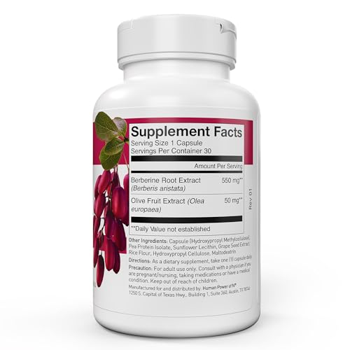 humanN SuperBerine – High Absorbency, Concentrated Dose Formula with Clinically humanN Au supplements