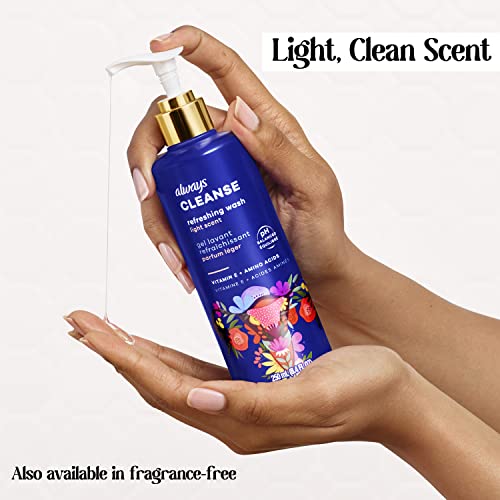 Always Cleanse Feminine Intimate Wash For Women, Ph Balanced For Skin, Lightly Scented Always Au supplements
