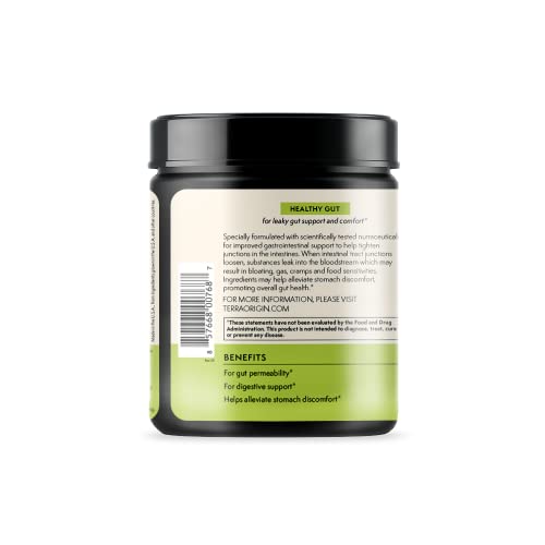Healthy Gut Green Apple | 30-Servings with L-Glutamine, Zinc, Glucosamine, Slippery TERRA ORIGIN Au supplements