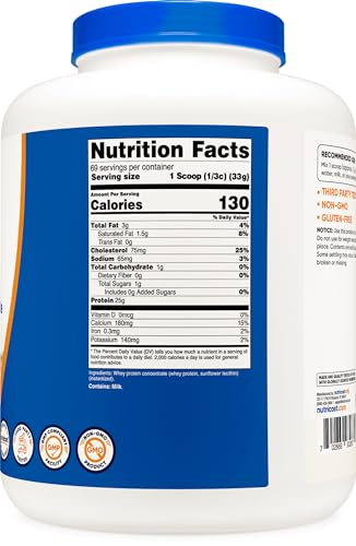Nutricost Whey Protein Powder, Unflavored, 5 pounds - from Whey Protein Concentrate Nutricost Au supplements