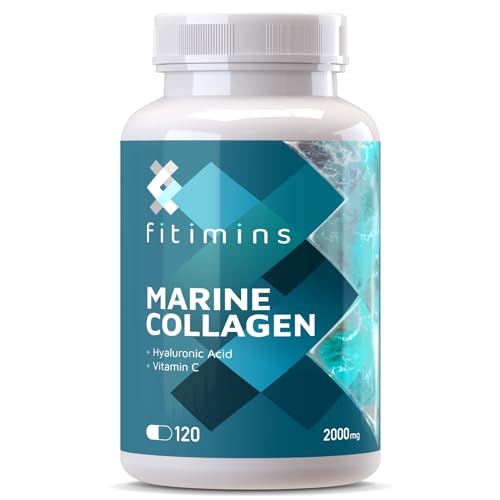 Fitimins Marine Collagen Capsules, 2000mg with Hyaluronic Acid & Vitamin C Fitimins Au supplements