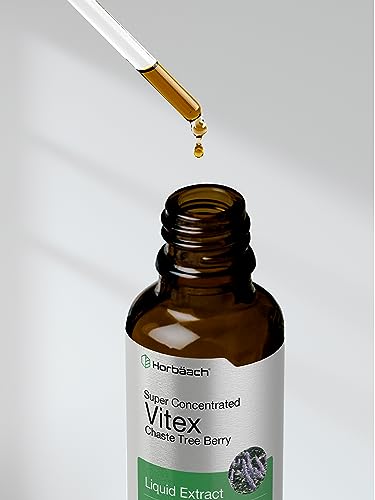 Vitex Berry Chasteberry Extract | 2 fl oz | Super Concentrated | Alcohol Free Chaste Tree Horbäach Au supplements