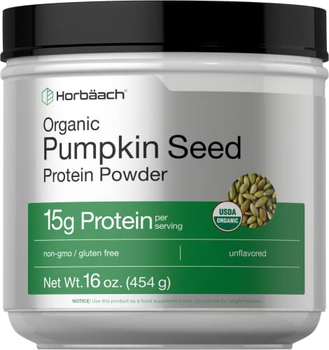 Pumpkin Seed Protein Powder Organic | 16 oz | Vegetarian, Gluten Free, and Non-GMO Horbäach Au supplements