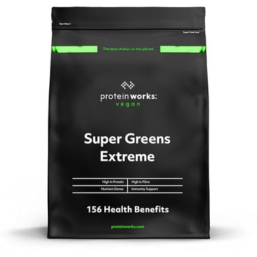 Protein Works Super Greens Extreme Powder , 156 Health Benefits , 41 Active Ingredients , Vegan Protein Works Au supplements