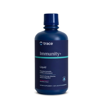Trace Minerals Immunity+ - Liquid Supplement for Healthy Body & Immune Support - Elderberry Multivitamin - Formulated with Ionic Trace Minerals - Sugar-Free - Mixed Berry - 30 fl oz (30 Servings) Trace Minerals Au supplements