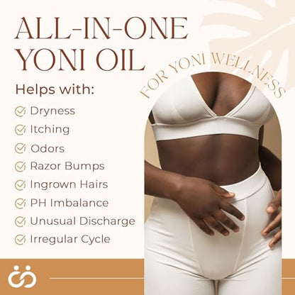 Natural Yoni Oil, Mint Fresh Feminine Care Oil, Reduces Odor, Restores pH Balance, All Natural, Herbal Yoni Quality Seamoss and Yoni OilUS supplements