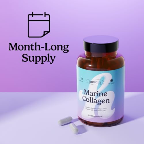Humanz Collagen Capsules - Marine Collagen with Vitamin C - Collagen Supplements for Women & Men Humanz Au supplements