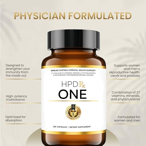 HPD Rx ONE Immunity Boost Multivitamin HPV Supplements for Women and Men HPD Rx Au supplements