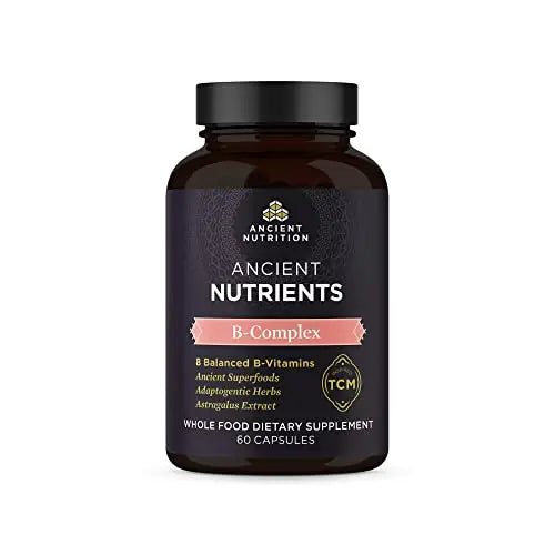 Ancient Nutrition Vitamin B Complex Supplement, 8 Balanced B-Vitamins, Supports Healthy Ancient NutritionAU supplements
