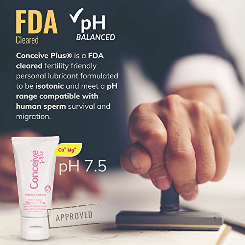Conceive Plus Fertility-Friendly Personal Lubricant, TTC Safe, - 1 Ounce Conceive Plus Au supplements