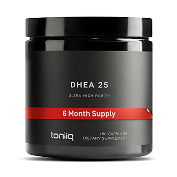 Toniiq Ultra High Strength DHEA Capsules - DHEA for Men and Ladies - 25mg Micronized Toniiq Au supplements