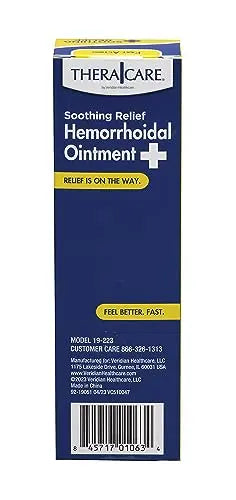 Thera|Care Hemorrhoidal Ointment | Soothes Itching and Burning | 1.0 oz | Hemorrhoid Symptom Relief | Fast Acting | Paraben-Free | Applicator Included Thera Care Au supplements