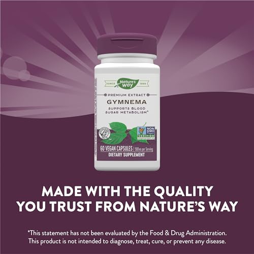 Nature's Way Gymnema Capsules, 500 mg per serving, 60 Count Nature's Way Au supplements