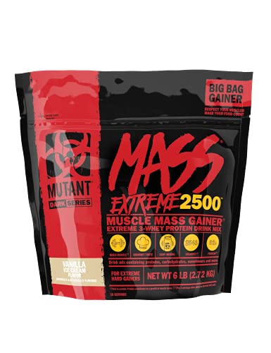 Mutant Mass Extreme Gainer Whey Protein Powder, Build Muscle Size & Strength with High-Density Clean Calories Mutant Au supplements