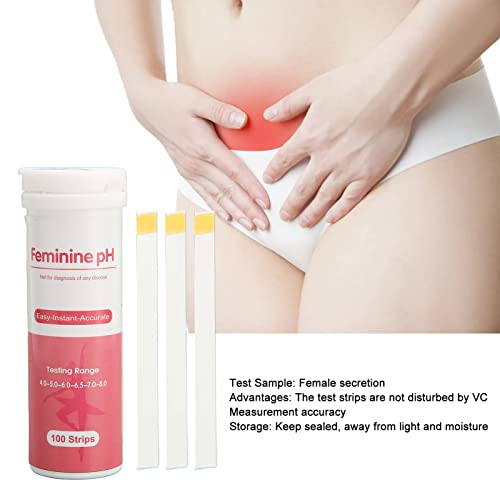 100pcs Vaginal Health PH Test Strips, Accurate Feminine pH Testing for Intimate Health Horoper Au supplements