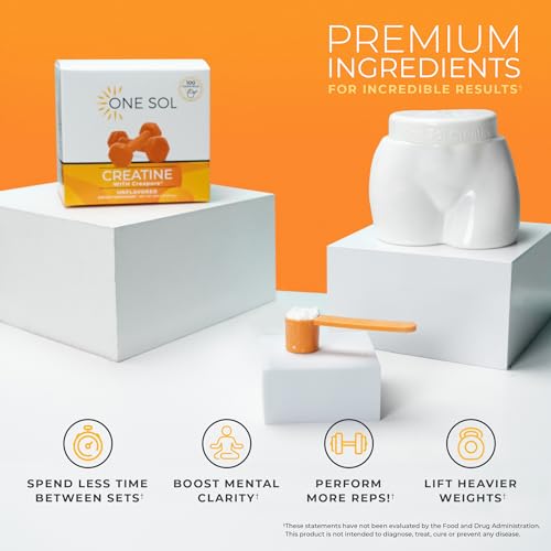 One Sol Creatine for Women Booty Gain, All Natural Women's Creatine Powder One Sol Au supplements