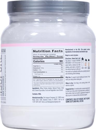 Isopure Protein Powder, Clear Whey Isolate Protein, Post Workout Recovery Drink Mix Isopure Au supplements
