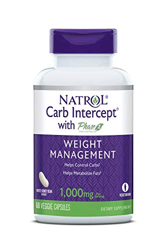 Natrol Carb Intercept with Phase 2 Carb Controller Capsules, White Kidney (Pack of 12) Natrol Au supplements