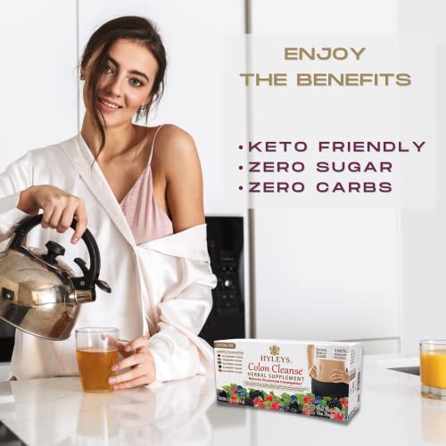Hyleys Colon Cleanse Tea Assorted Flavors - 42 Tea Bags (12 Pack - 504 Tea Bags Total) HYLEYS Au supplements