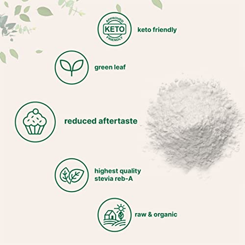 Pure Organic Stevia Powder, 4 Ounces, 706 Serving, Highest Grade Stevia Green Micro Ingredients Au supplements