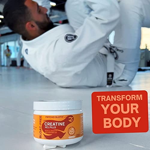 Creatine HCL Pills - Muscle Growth, Endurance, No Bloat, No Load, Not Flavored Goba Tea Au supplements