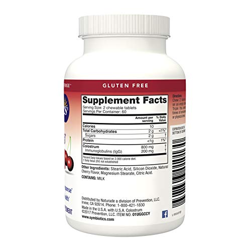 Symbiotics Colostrum 120ct Chewables Plus - Immunity Support for Adult & Kids Symbiotics Au supplements