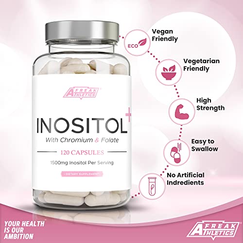 Myo-Inositol Capsules by Freak Athletics - Inositol Capsules with Chromium & Folate Freak Athletics Au supplements