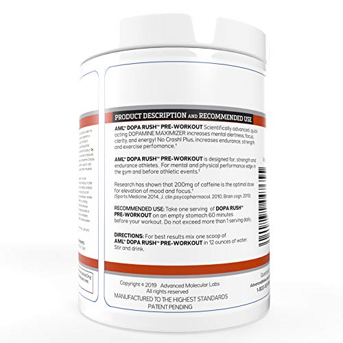 AML ADVANCED MOLECULAR LABS Preworkout, Performance Enhancer, Increases Drive AML ADVANCED MOLECULAR LABS Au supplements