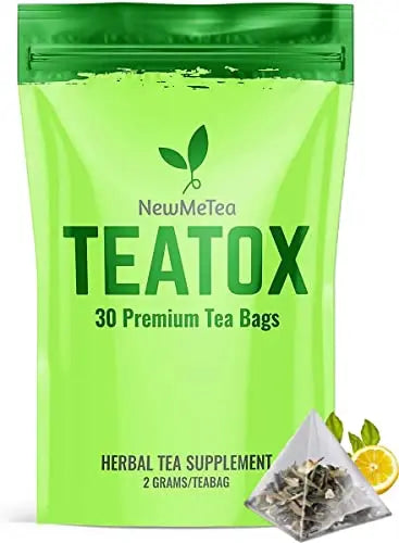 30 Day Detox Tea for Women & Men, All-Natural Herbal Teatox, Energy, Digestion NEWMEAU supplements