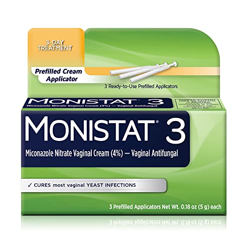 Monistat 3 Day Yeast Infection Treatment for Women, 3 Miconazole Pre-Filled Cream Applicators, 1 Pack Monistat Au supplements