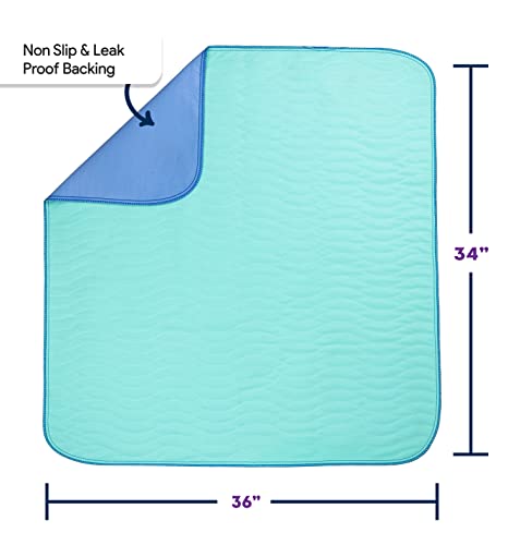 IMPROVIA® Washable Underpads, 34" x 36" (Pack of 6) - Heavy Absorben IMPROVIA Au supplements