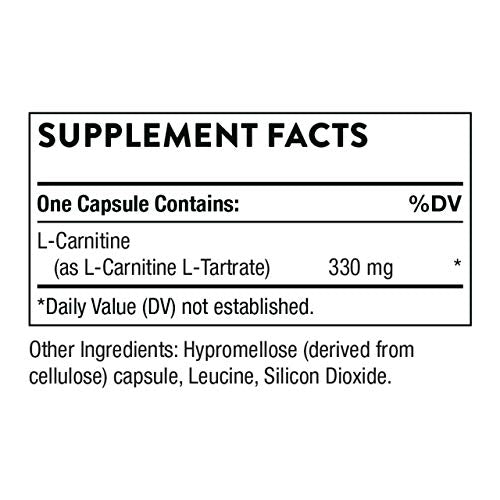 Thorne L-Carnitine - Amino Acid Supplement to Support Energy Production - 60 Capsules Thorne Au supplements
