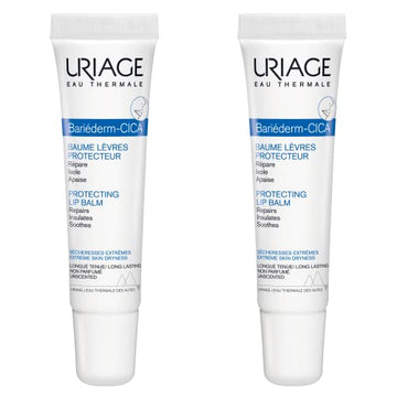 URIAGE Bariederm Cica-Lips Protecting Balm Duo, 2 x 0.5 fl.oz. each | Repairs Uriage Au supplements