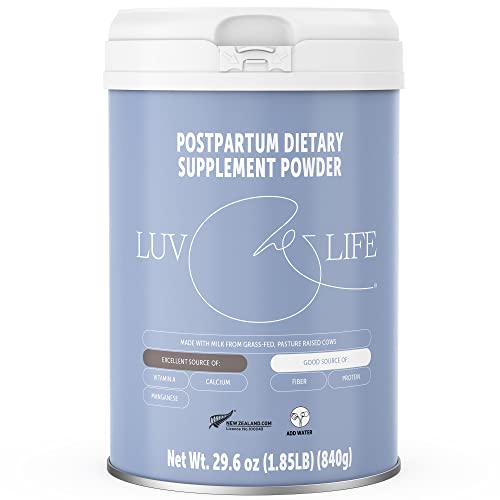 LUV&LIFE Postpartum Vitamin Supplement Powder Vanilla Flavored Has Postnatal Multivitamins LUV&LIFE Au supplements