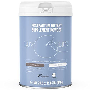 LUV&LIFE Postpartum Vitamin Supplement Powder Vanilla Flavored Has Postnatal Multivitamins LUV&LIFE Au supplements