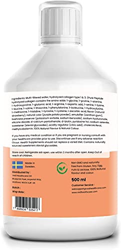 Liquid Collagen Peptides Supplement, Faster Absorption Dietary Hydrolyzed Drink Ved Au supplements
